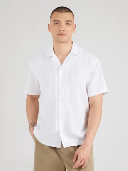 JACK & JONES Cămașă JPRBLARIVER' alb
