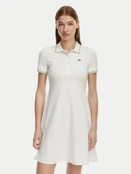 Lacoste Ежедневна рокля бял