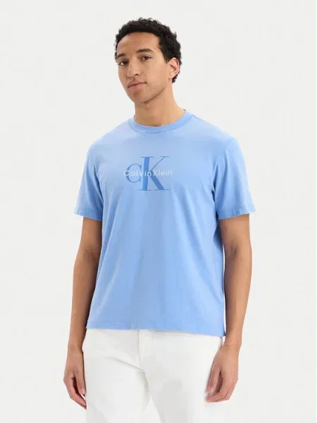 Calvin Klein Jeans Majica SS Svetlo modra