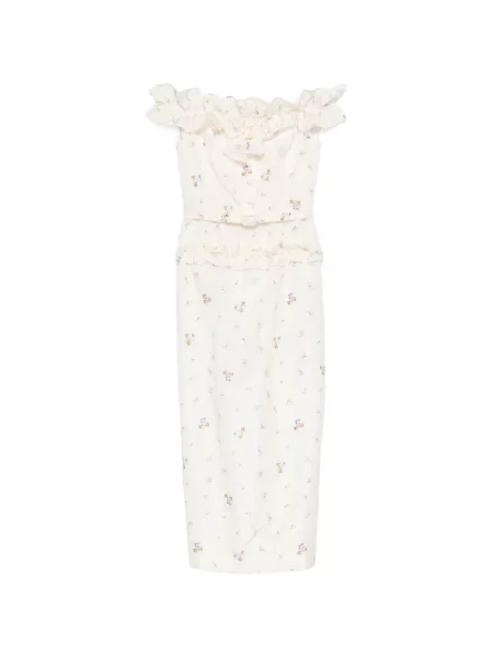 Rochie Alessandra Rich cu model floral cu imagine