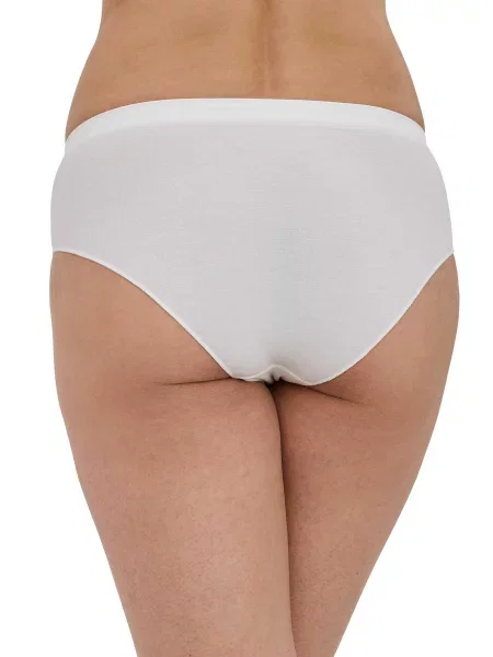 Majtki classic z wełną Brubeck COMFORT MERINO białe