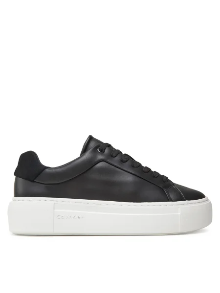 Sportcipők Calvin Klein Ff Cupsole Lace Up Lth fekete