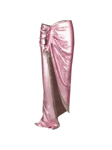 Spódnica maxi Rick Owens różowa