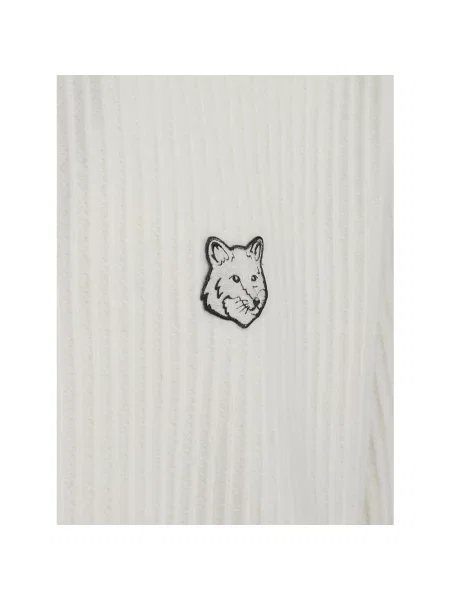 Kardigan Maison Kitsune wełniany beżowy