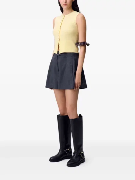 Pleteni top Claudie Pierlot žuta