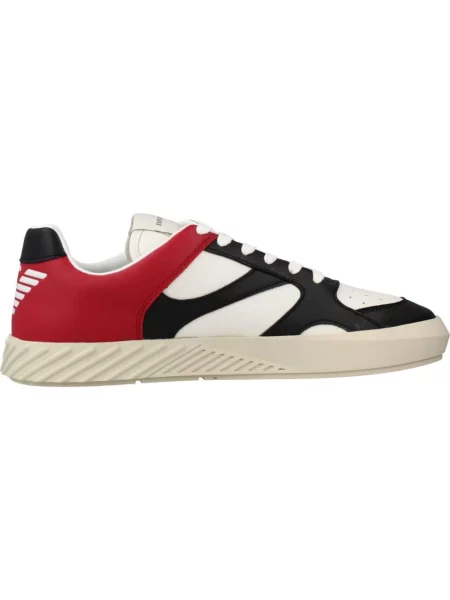 Sneakersy Emporio Armani skórzane czarne