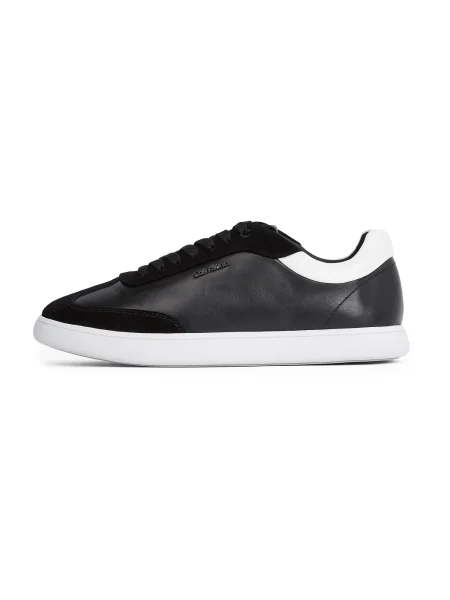 Calvin Klein Sneakers Cupsole Lace Up Lth Sue Mix negru
