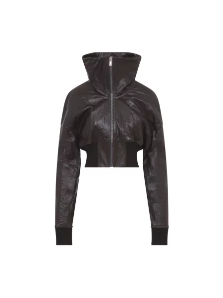 Kurtka skórzana Rick Owens brązowa
