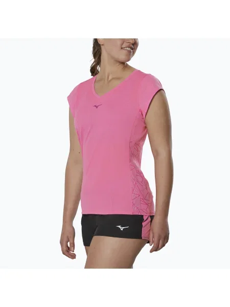 Tricou de alergat pentru femei Mizuno Aero Tee wild orchid