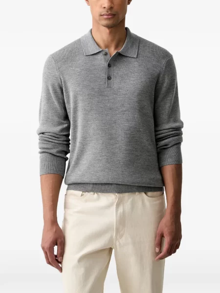 Tricou polo Trussardi gri
