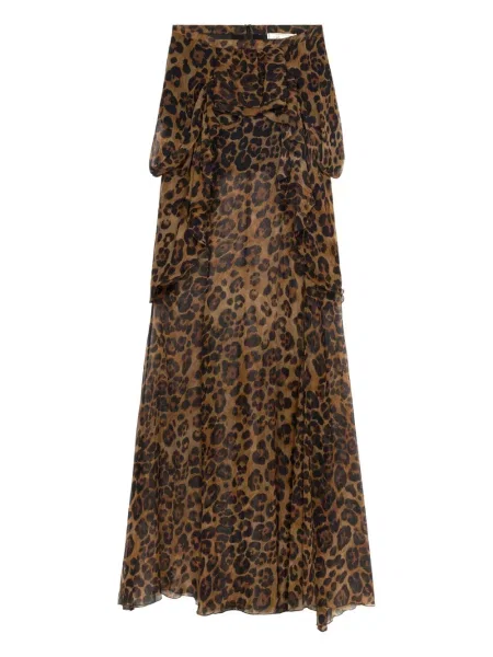 Fustă Blumarine cu imagine maro