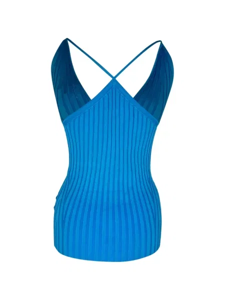 Top Galvan London tricotate albastru