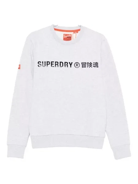 Hanorac Superdry cu imagine gri
