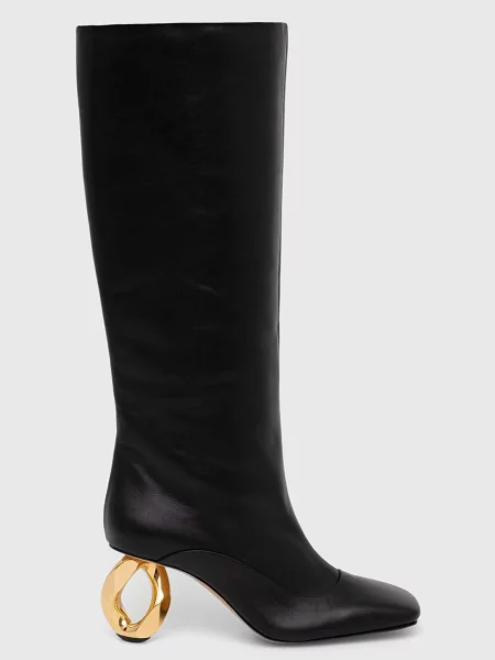 Кожаные сапоги Jw Anderson черные