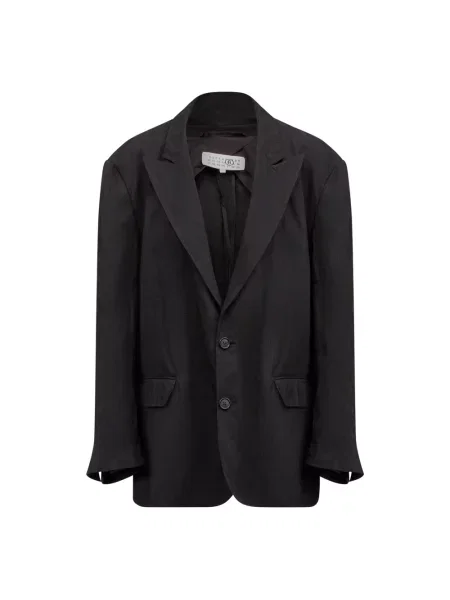 Marynarka Mm6 Maison Margiela wełniana czarna