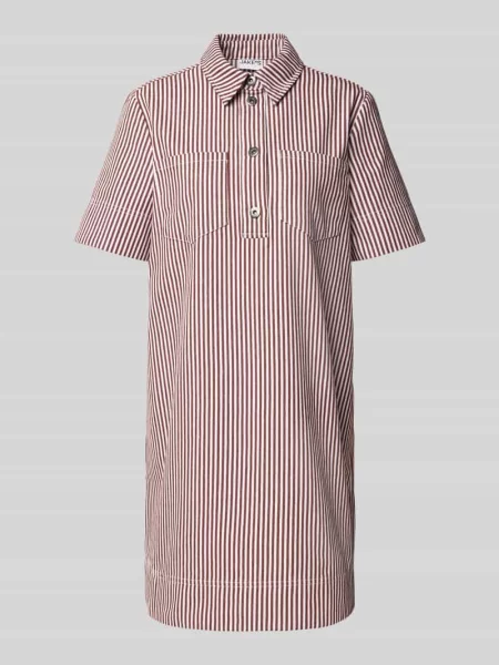 Sukienka koszulowa mini z na piersi Jake*s Casual biała