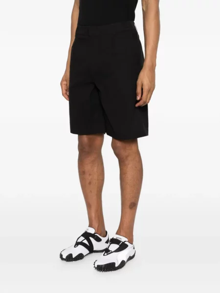 Plisované krátké bermudy Oakley černé