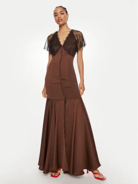 ROTATE Rochie de seară Nolara maro