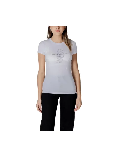 Koszulka Armani Exchange biała