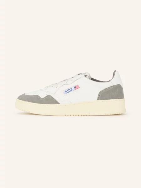 Sneakersy Autry zamszowe casual białe