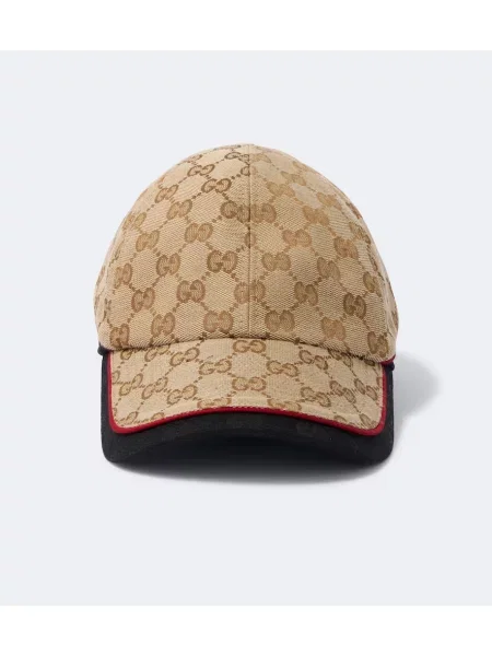 Șapcă Gucci din canvas bej