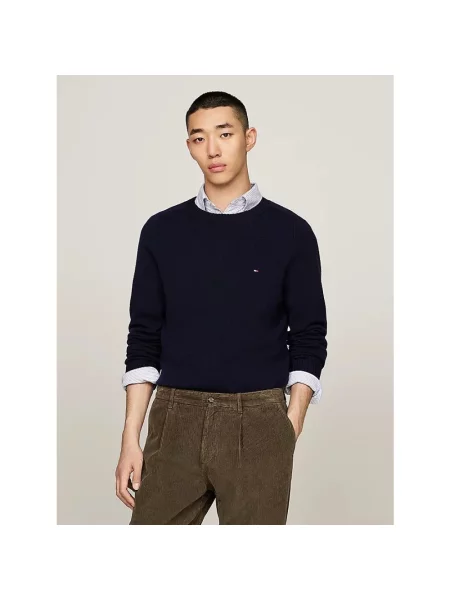 Sweter Tommy Hilfiger niebieski