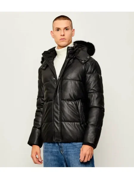 Guess Geacă de iarnă negru
