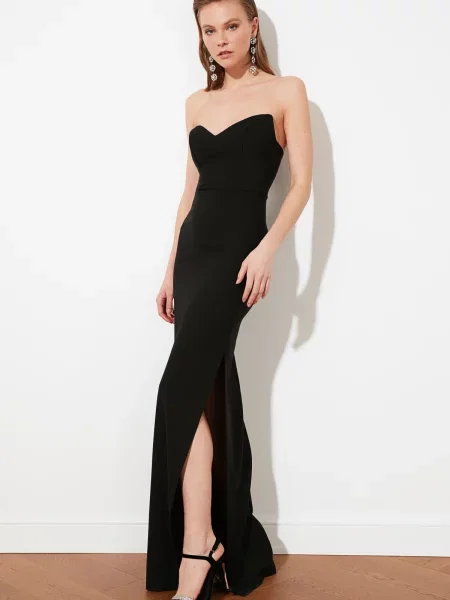 Rochie de seară Trendyol negru