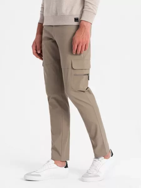 Pantaloni cargo Ombre kaki