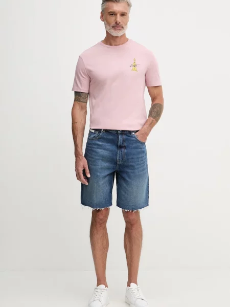 Calvin Klein Jeans Pantaloni scurți de blugi albastru