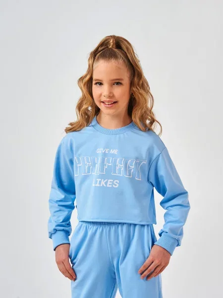 Дитячий Світшот SMIL блакитний