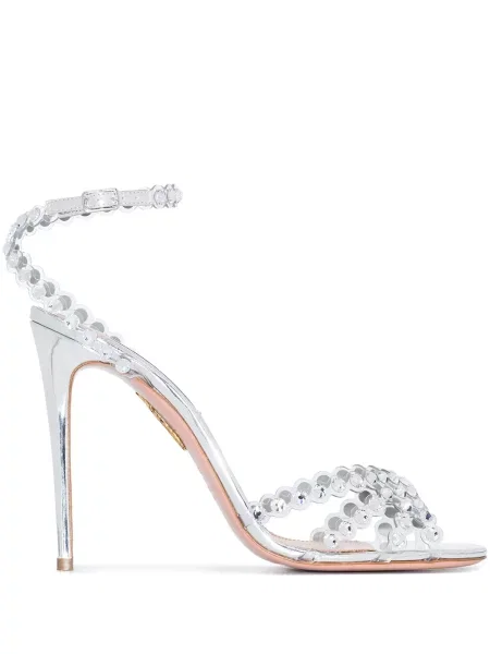Sandale Aquazzura argintiu