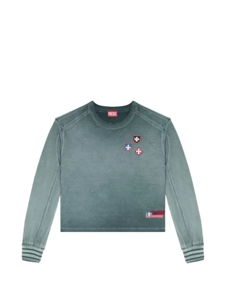 Tricou Diesel cu petice albastru