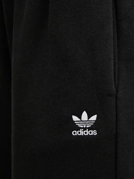Однотонна широка фліска Adidas Originals чорна