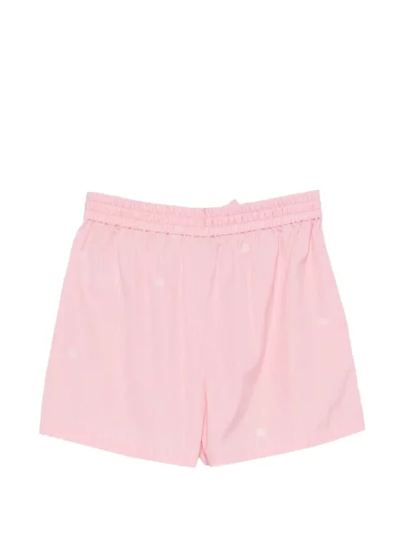 Pantaloni scurți Burberry cu cordon roz