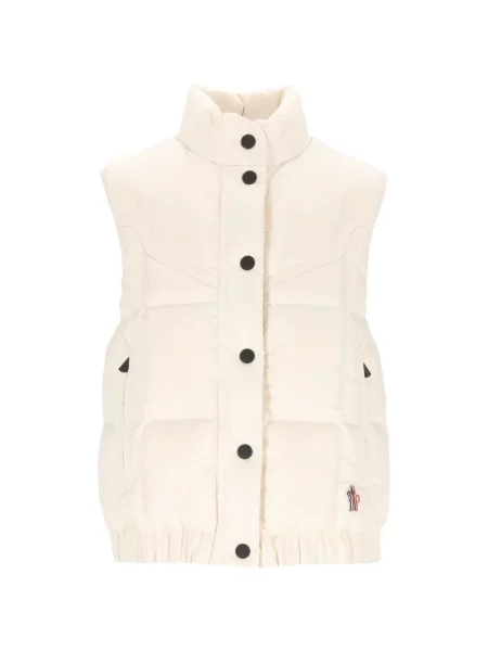 Matlasat vestă Moncler Grenoble alb