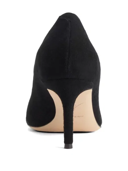 Pantofi cu toc Giuseppe Zanotti din piele de căprioară negru