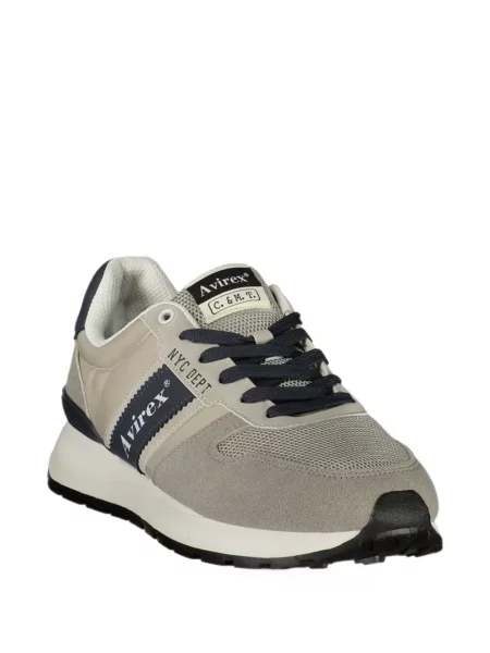 Sneakerși Avirex cu imagine gri