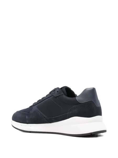 Sneakerși Geox cu șireturi din dantelă albastru