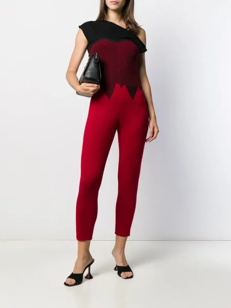 Pletený overal Jean Paul Gaultier Pre-owned červený