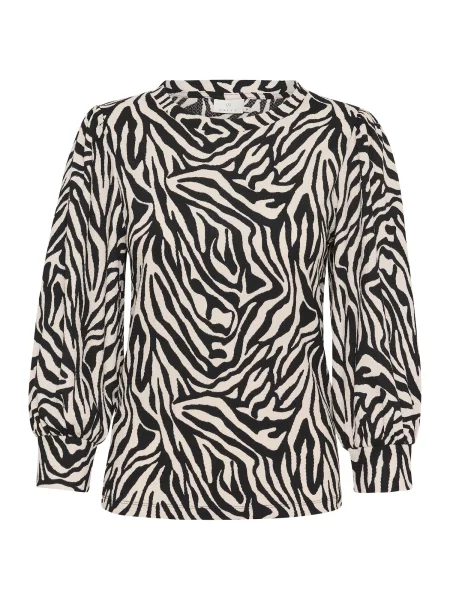 Kaffe Tricou Ivanna metalic / grej gri