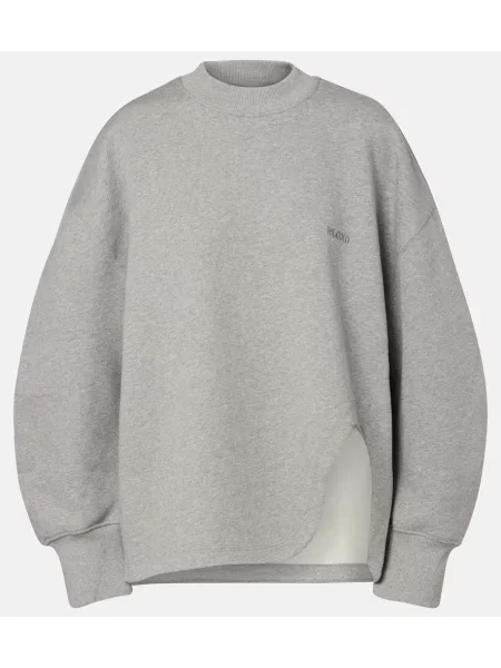 Hanorac The Attico din jerseu gri