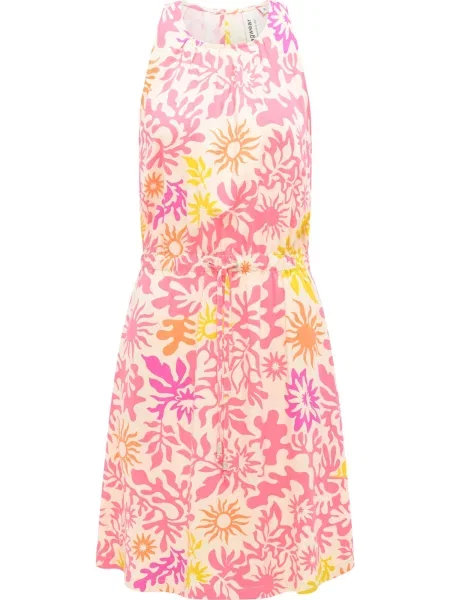 Ragwear Rochie de plaja Sanai crem portocaliu / roz pitaya galben