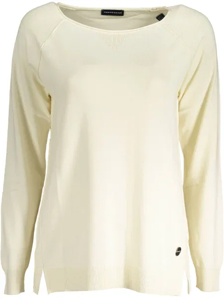 Geacă North Sails din jerseu alb