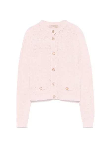 Sweter Twinset różowy