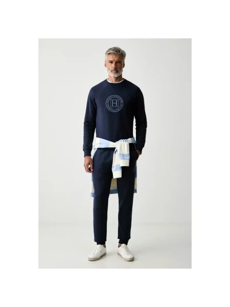 Joggery Hackett z logo niebieskie