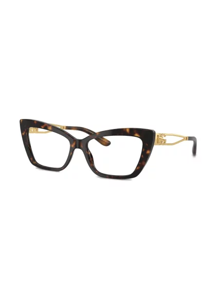 Katės akių akiniai nuo saulės Dolce & Gabbana Eyewear ruda