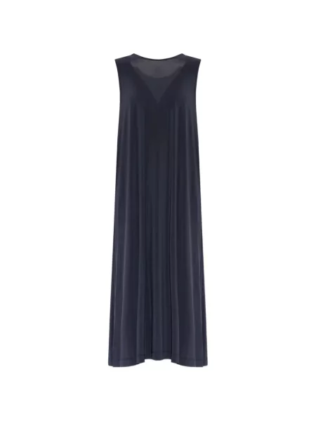 Decora rochie midi Issey Miyake drapată albastru