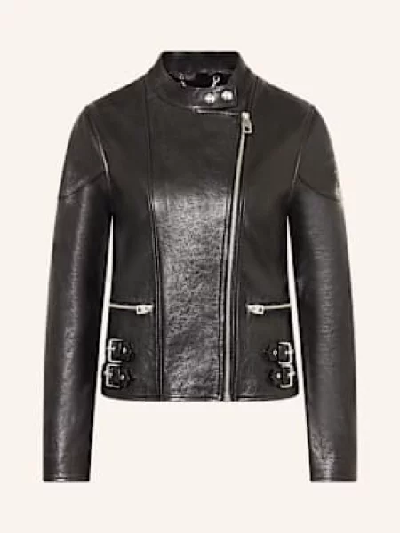 Belstaff Kurtka Skórzana Russo schwarz czarna
