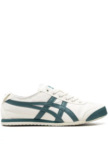Sneakerși Onitsuka Tiger de catifea cu dungi de tigru alb